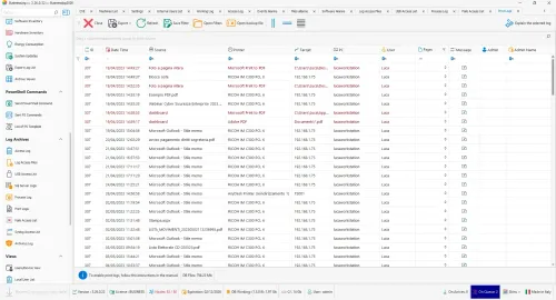Print activity auditing